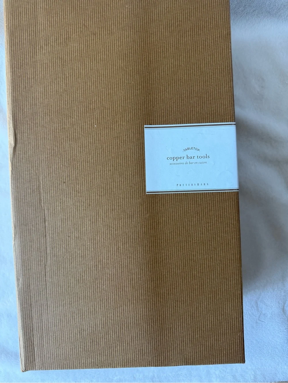 Vintage Pottery Barn Copper Bar Tools & Cocktail Shaker Set – Original Box
